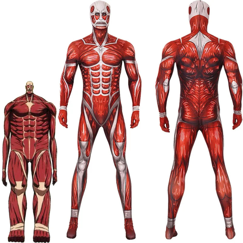 Colossal Titan Cosplay Costume - Attack Titan Cloak recension och pris