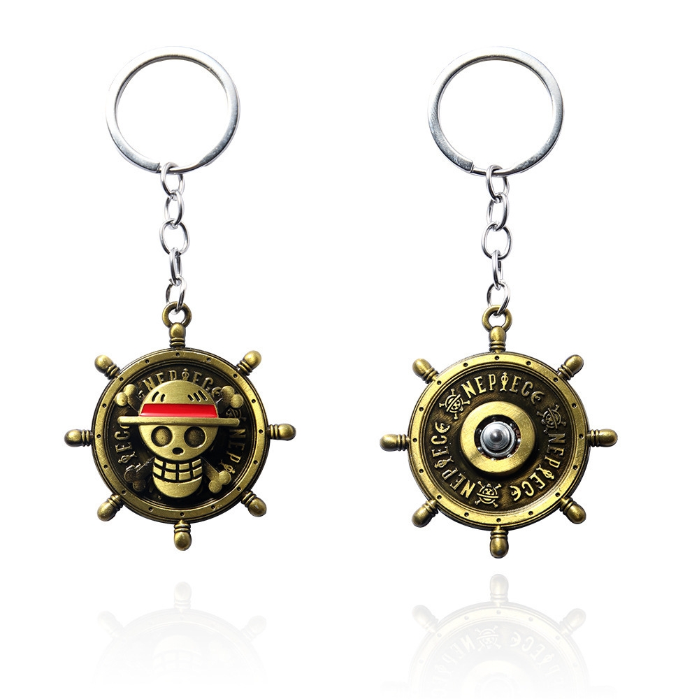 Rotating keychain, Luffy's Str - One Piece Straw Hat recension och pris