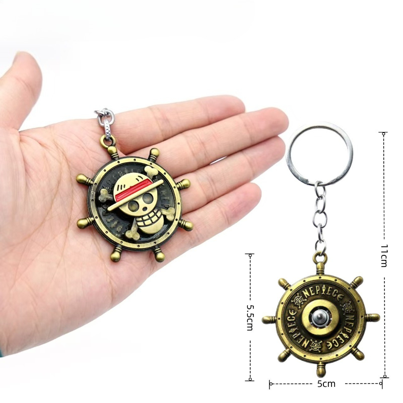 Rotating keychain, Luffy's Str - One Piece Straw Hat recension och pris