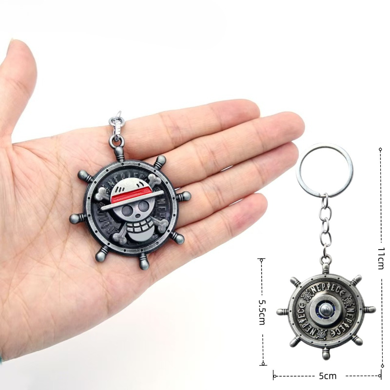 Rotating keychain, Luffy's Str - One Piece Straw Hat recension och pris