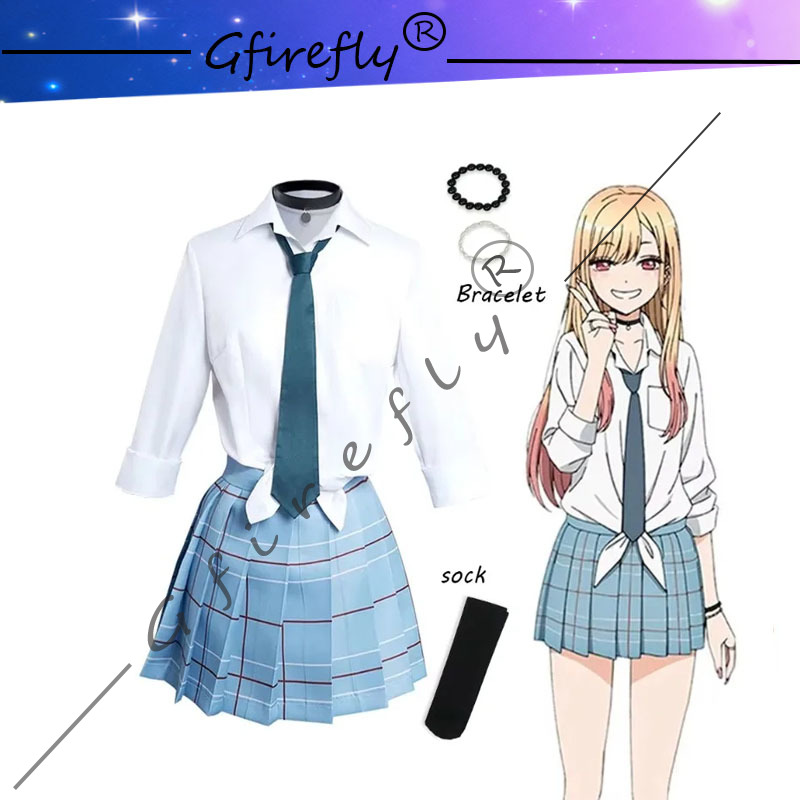 Anime My Dress-Up Darling Mari - Kitagawa Anime Cosplay recension och pris