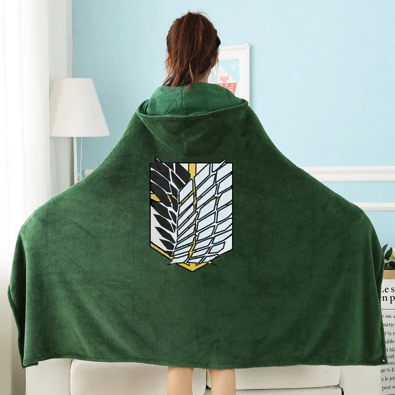 Attack on Titan Blanket Plaid  - Attack Titan Cloak recension och pris