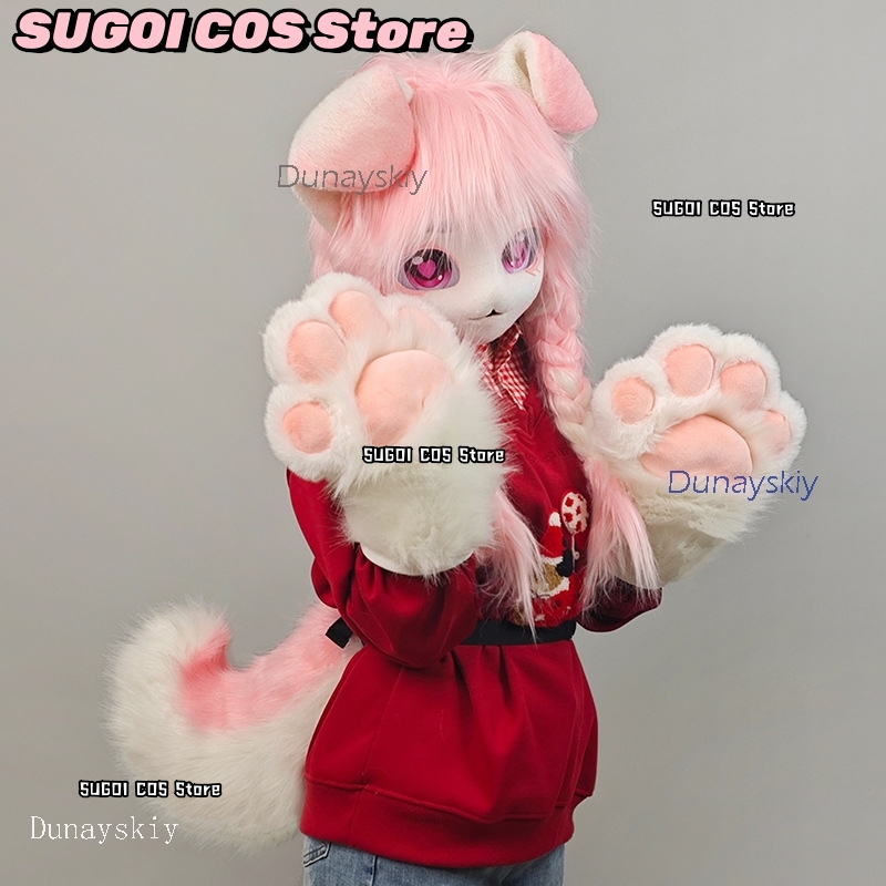 aBcSCS*Fursuit Head Kigurumi C - Anime Cosplay Mask recension och pris