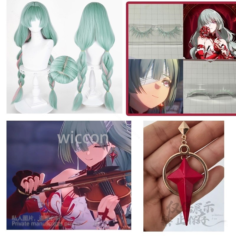 Anime Phrolova Cosplay Wig Gre - Anime Cosplay Pink recension och pris