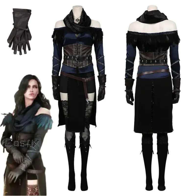 Yennefer Cosplay Fantasia Cost - Anime Cosplay Youtube Shorts recension och pris