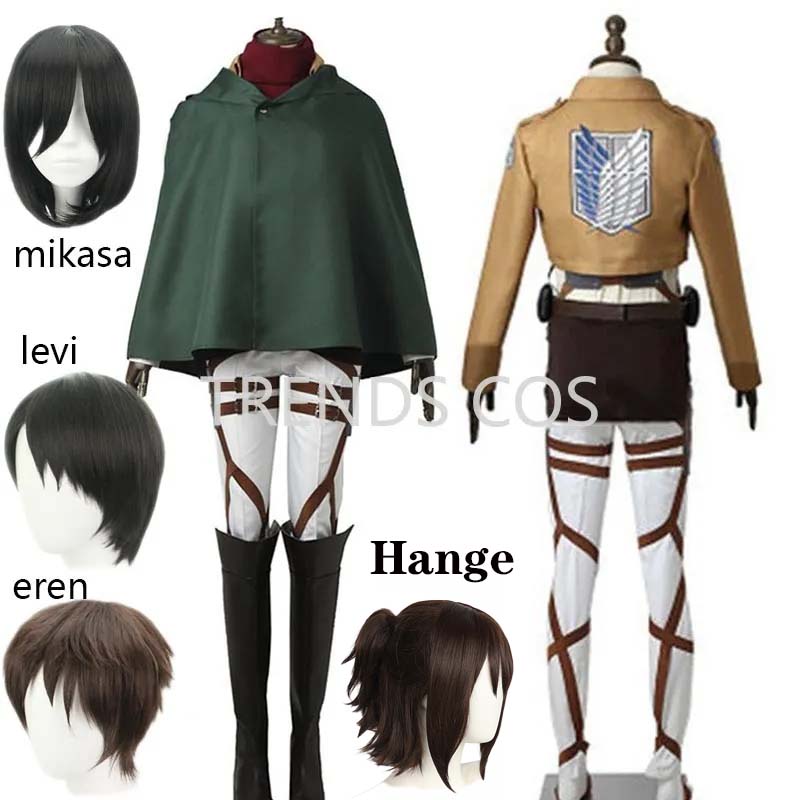 Cosplay Anime Levi Ackerman Mi - Attack Titan Cloak recension och pris