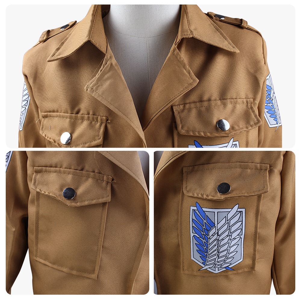 Cosplay Anime Levi Ackerman Mi - Attack Titan Cloak recension och pris